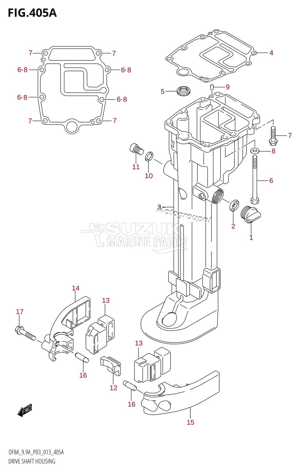 DRIVE SHAFT HOUSING