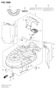 DF300A From 30002P-510001 (E01 E40)  2015 drawing RING GEAR COVER (DF250A:E40)