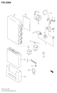 DF50 From 05001F-421001 (E03)  2004 drawing PTT SWITCH /​ ENGINE CONTROL UNIT