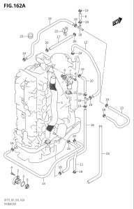 15002Z-810001 (2018) 150hp E01 E40-Gen. Export 1 - Costa Rica (DF150Z) DF150Z drawing THERMOSTAT