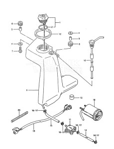 DT 75 drawing Oil Tank (1988 to 1994)