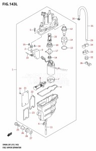 DF40A From 04003F-310001 (E01)  2013 drawing FUEL VAPOR SEPARATOR (DF60ATH:E01)