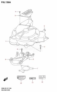 DF60A From 06003F-710001 (E01 E40)  2017 drawing RING GEAR COVER