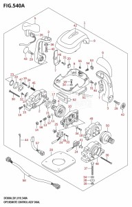 DF300AP From 30002P-910001 (E01 E40)  2019 drawing OPT:REMOTE CONTROL ASSY DUAL