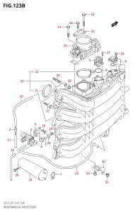 DF175Z From 17502Z-410001 (E01 E40)  2014 drawing INTAKE MANIFOLD /​ THROTTLE BODY (DF150T:E40)