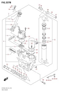 DF250 From 25005F-240001 (E40)  2022 drawing TRIM CYLINDER