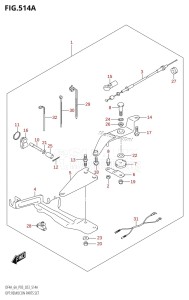 DF6A From 00603F-140001 (P03)  2021 drawing OPT:REMOCON PARTS SET