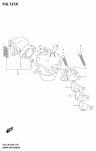 DF2.5 From 00252F-440001 (P01 )  2024 drawing INTAKE PIPE /​ SILENCER