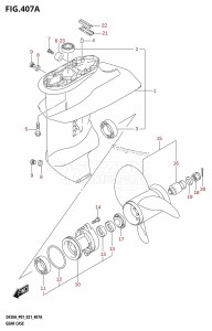 DF20A From 02002F-040001 (P40)  2020 drawing GEAR CASE (P01)