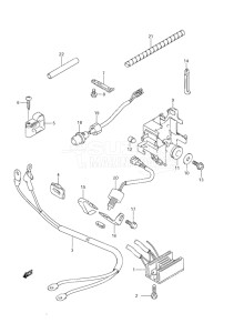 Outboard DF 9.9 drawing Rectifier