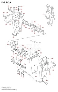 DF115A From 11503F-710001 (E11 E40)  2017 drawing OPT:REMOTE CONTROL ASSY DUAL (2)