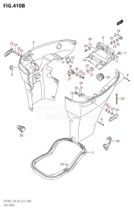 DF140AZ From 14003Z-310001 (E01 E40)  2013 drawing SIDE COVER (DF100AT:E40)