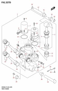 DF300B From 30003F-040001 (E11)  2020 drawing TRIM CYLINDER (DF350AMD,DF300BMD)