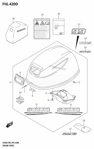 DF15A From 01504F-910001 (P03)  2019 drawing ENGINE COVER (DF9.9BT,DF9.9BTH)