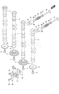 Outboard DF 350A drawing Camshaft