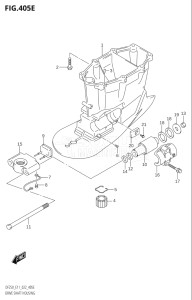 25004F-240001 (2022) 250hp E03-USA (DF250ST) DF250ST drawing DRIVE SHAFT HOUSING (DF250ST:X-TRANSOM)