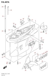 DF200AP From 20003P-710001 (E03)  2017 drawing GEAR CASE