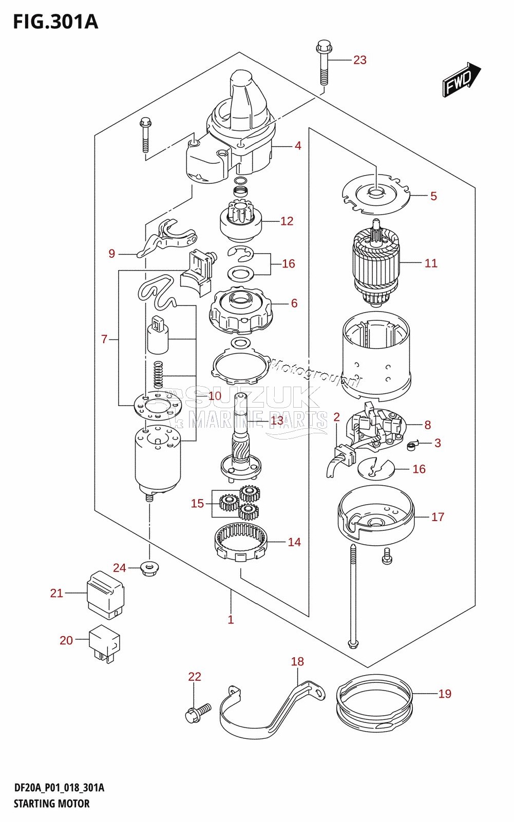 STARTING MOTOR (E-STARTER)