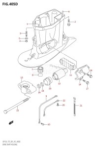 DF175T From 17502F-210001 (E01 E40)  2012 drawing DRIVE SHAFT HOUSING (DF150Z:E40)