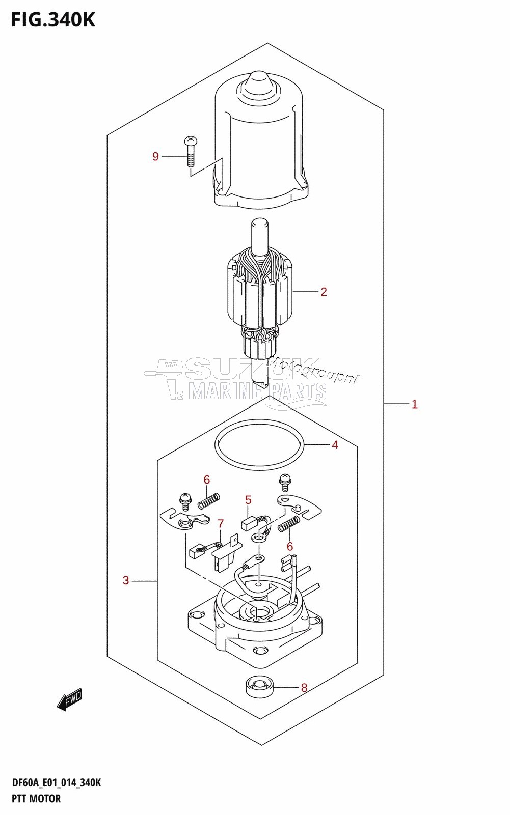 PTT MOTOR (DF50AVT:E01)