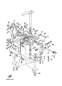 D150H drawing FRONT-FAIRING-BRACKET