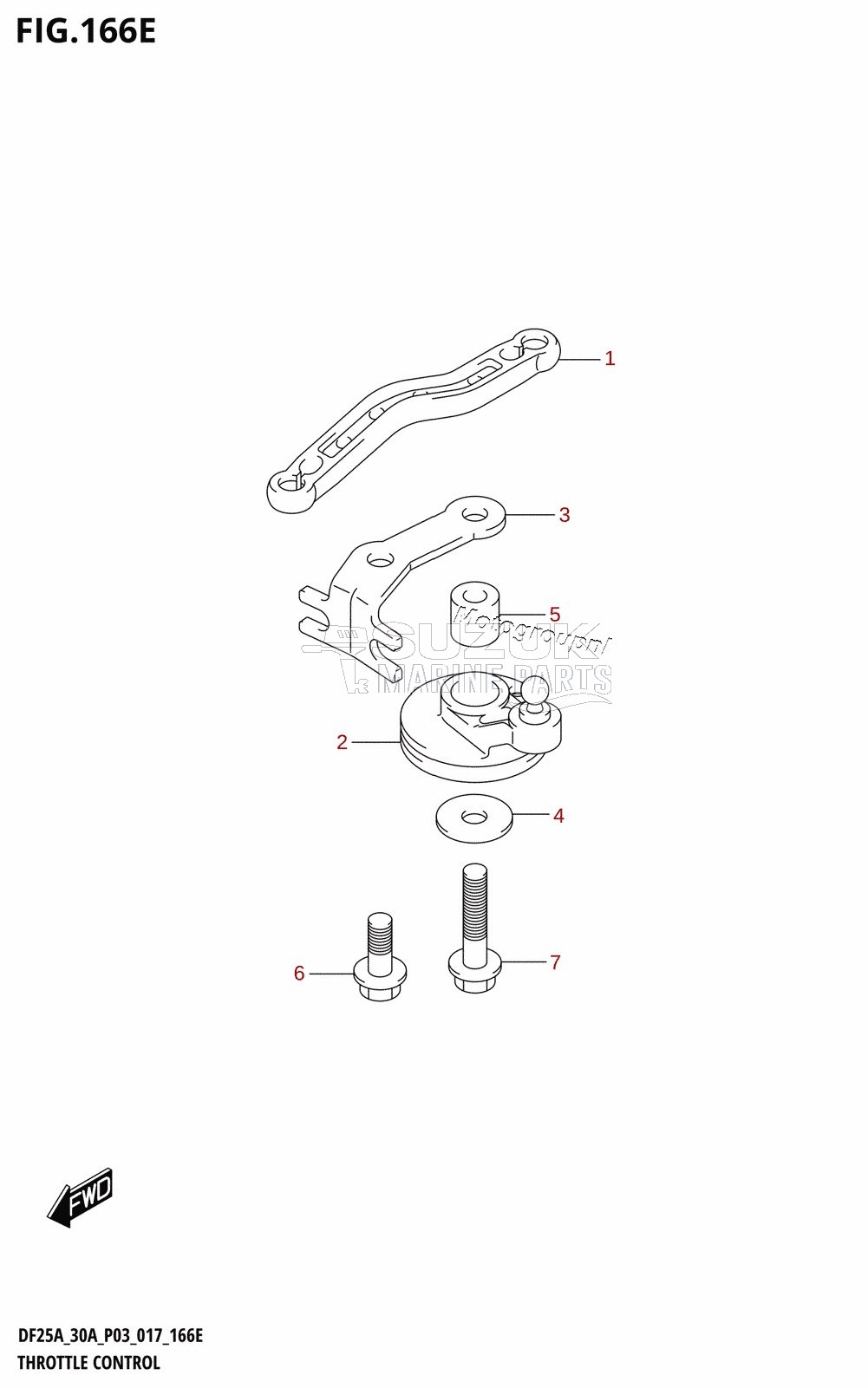 THROTTLE CONTROL (DF25AQ:P03)