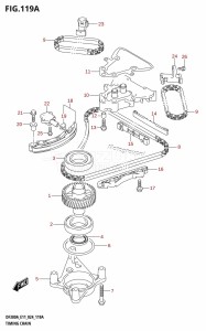 DF300A From 30002P-440001 (E11 - E40)  2024 drawing TIMING CHAIN