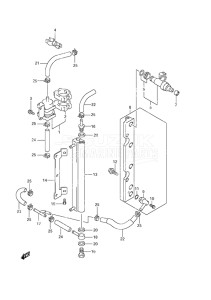 Outboard DF 90A drawing Fuel Injector