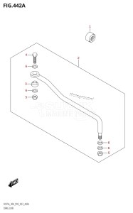 DF25A From 02504F-240001 (P03)  2022 drawing DRAG LINK (DF25AT,DF30AT)