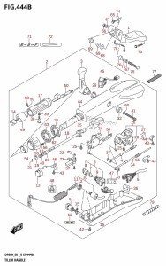 DF40A From 04003F-510001 (E01 E13)  2015 drawing TILLER HANDLE (DF40ATH:E01)