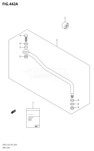 00994F-040001 (2020) 9.9hp E01-Gen. Export 1 (DF9.9A   DF9.9ARK10) DF9.9A drawing DRAG LINK (DF8AR,DF9.9AR)