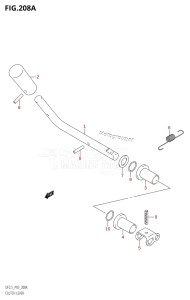 DF2.5 From 00251F-780001 (P01)  2007 drawing CLUTCH LEVER