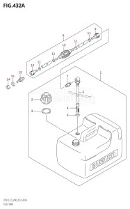 DT15 From 01503K-310001 (P36-)  2013 drawing FUEL TANK (DT9.9K:P40)