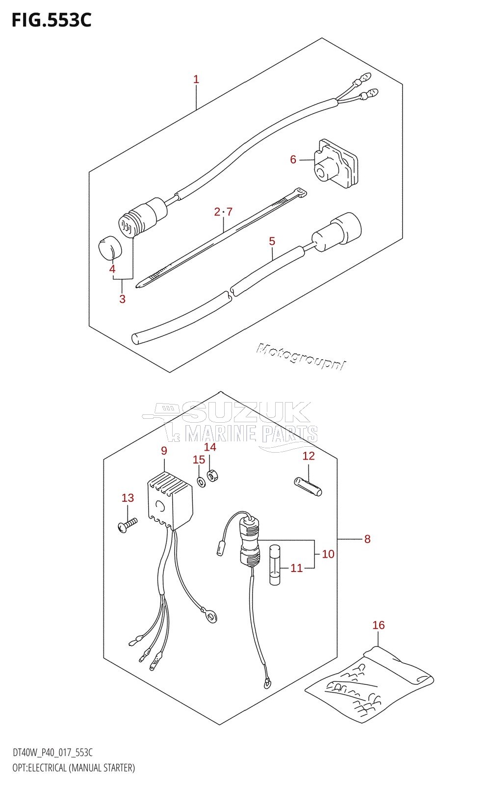 OPT:ELECTRICAL (MANUAL STARTER) (M-STARTER)