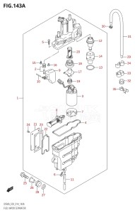 04003F-410001 (2014) 40hp E03-USA (DF40A) DF40A drawing FUEL VAPOR SEPARATOR