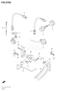 DF175T From 17502F-410001 (E01 E40)  2014 drawing SENSOR (DF150ZG:E01)