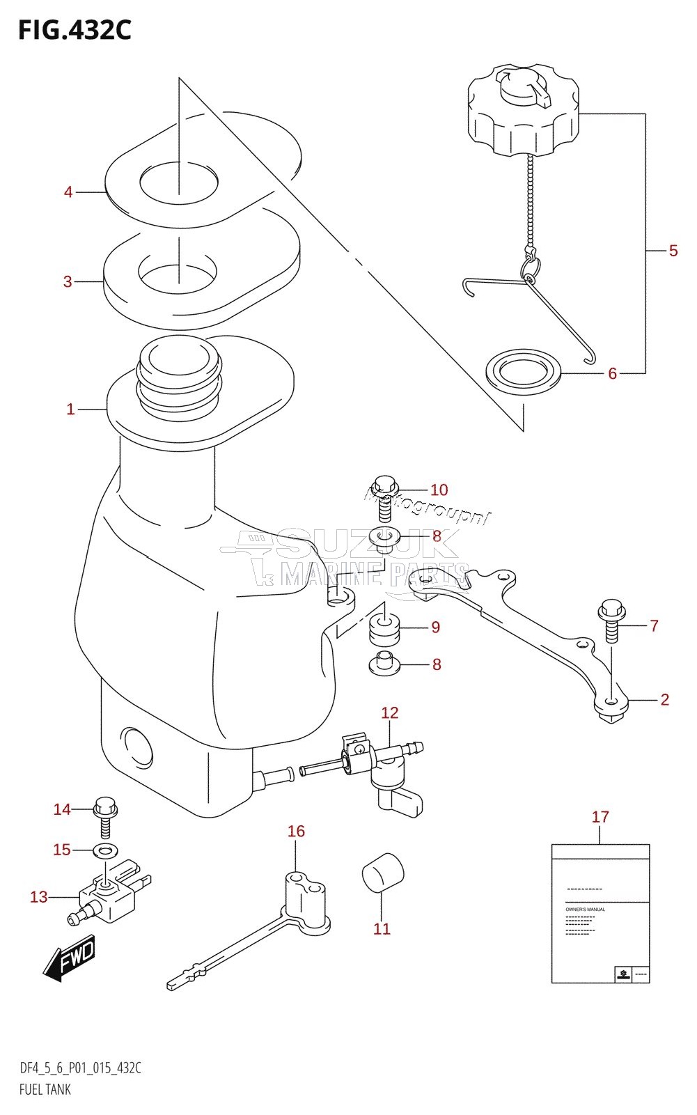 FUEL TANK (DF6:P01)