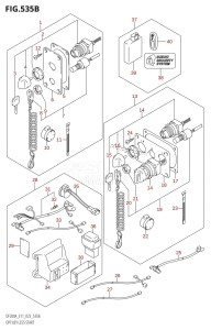 DF150A From 15003F-040001 (E01 E03 E40)  2020 drawing OPT:KEY LESS START (022:(E03,E11))