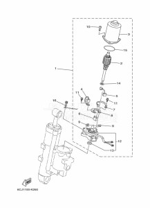 F70AETX drawing POWER-TILT-ASSEMBLY-2