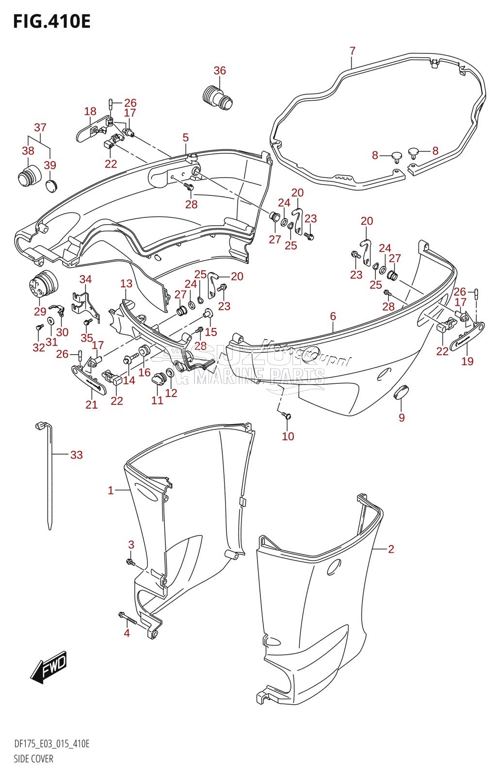 SIDE COVER (DF175T:E03)