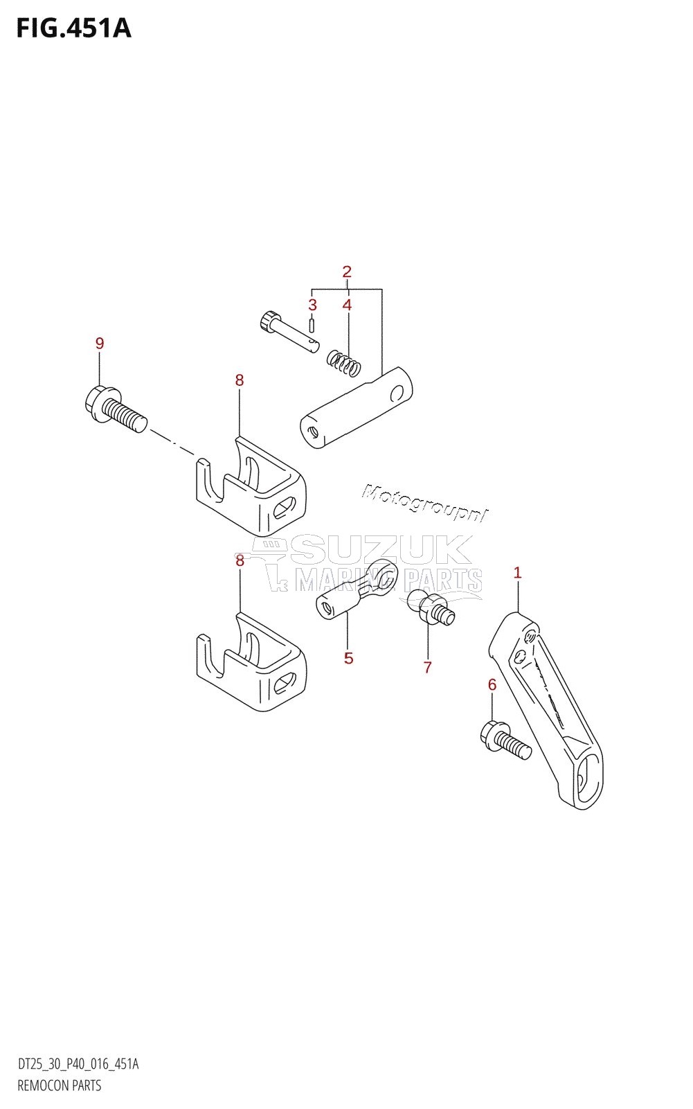 REMOCON PARTS (DT30R:P40)