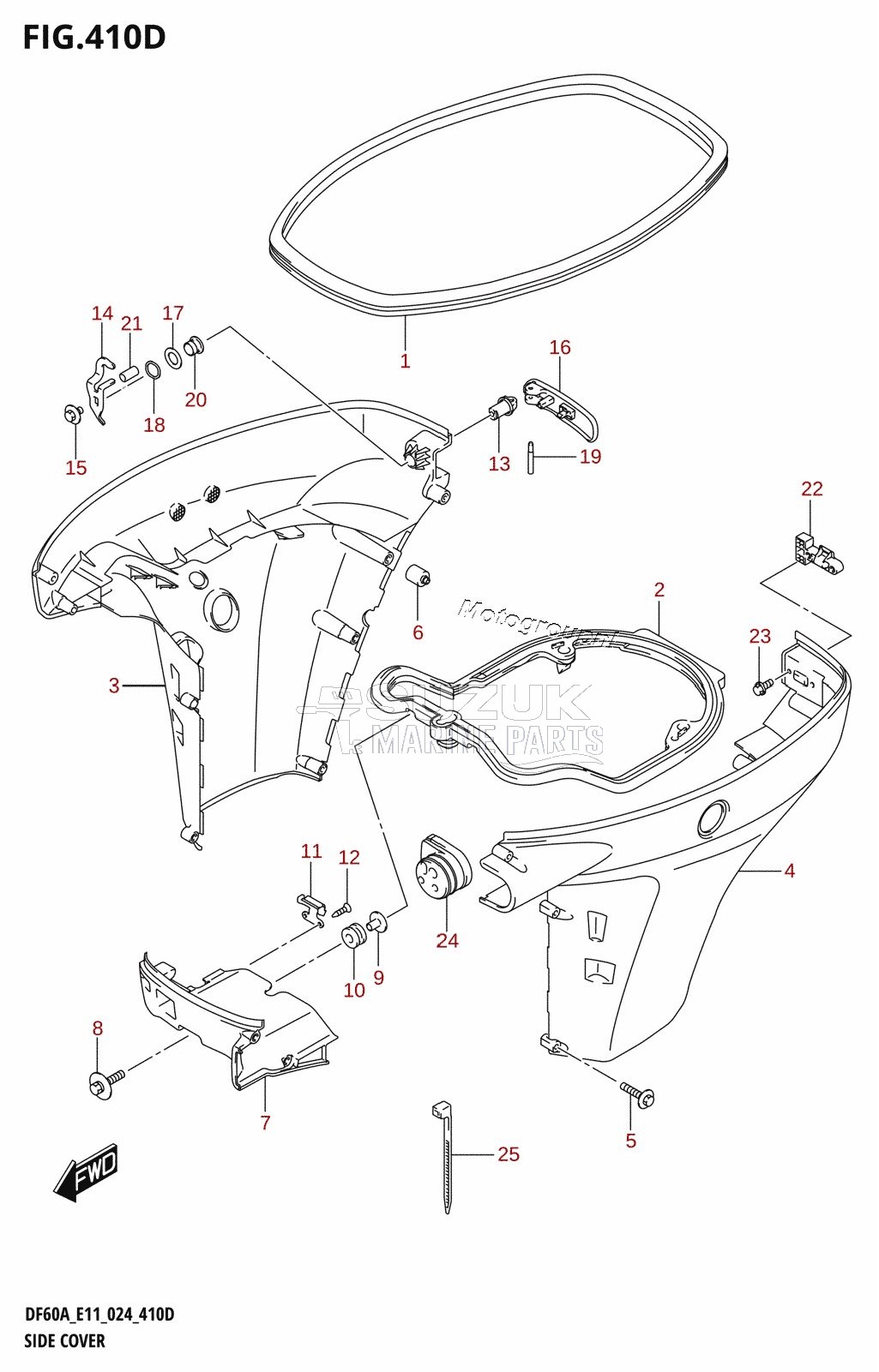 SIDE COVER (DF50AVT,DF60AVT,DF60AVTH)