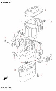 DF20A From 02002F-710001 (P01 P40)  2017 drawing DRIVE SHAFT HOUSING