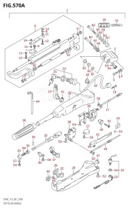 DF100 From 10001F-980001 (E01)  2009 drawing OPT:TILLER HANDLE (K1,K2,K3)