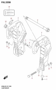 DF60A From 06002F-710001 (E01 E40)  2017 drawing CLAMP BRACKET (DF40AQH:E01)