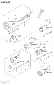 DF100 From 10001F-980001 (E01)  2009 drawing OPT:METER (K1,K2,K3,K4)