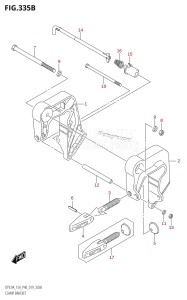 DT9.9A From 00996-910001 (P36 P40 P81)  2019 drawing CLAMP BRACKET (DT9.9A:P40,DT15A:P40)