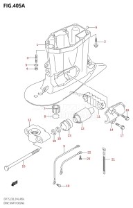 DF175TG From 17502F-410001 (E03)  2014 drawing DRIVE SHAFT HOUSING