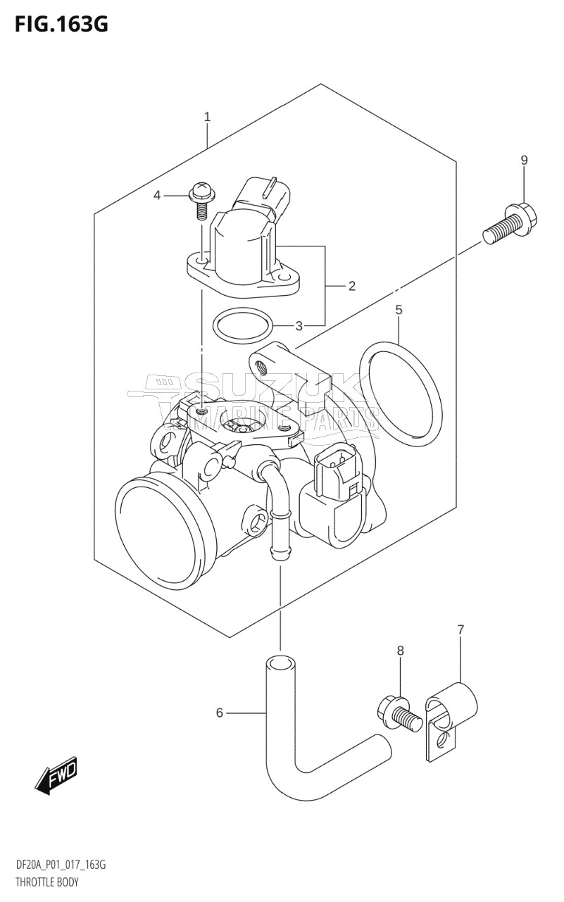 THROTTLE BODY (DF15ATH:P01)