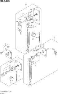 02504F-710001 (2017) 25hp P03-U.S.A (DF25A  DF25AQ  DF25AR  DF25AT  DF25ATH) DF25A drawing OPT:SWITCH (DF30AT:P03)